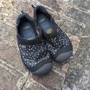Keen Howser II Slip-on Little‎ Kid Shoes Black Multicolor Girl's Size 12